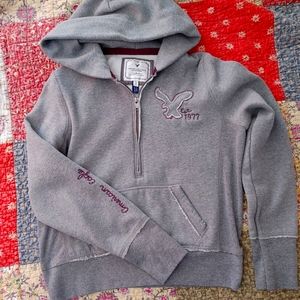 🇺🇲AEO cozy pullover hoodie with embroidery